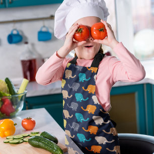 Elephant Pattern Schürze