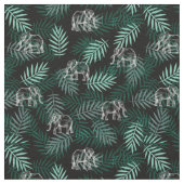 Elephant Pattern Stoff (Nahaufnahme)