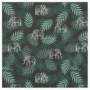 Elephant Pattern Stoff