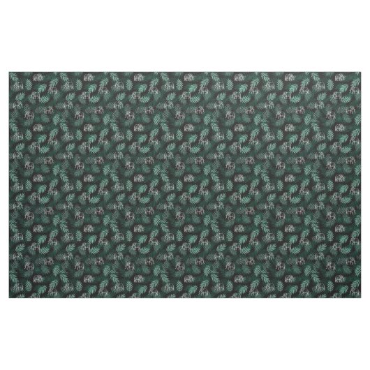 Elephant Pattern Stoff (Fat Quarter (45,7 x 55,9 cm))