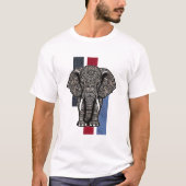 Elephant Pattern T-Shirt (Vorderseite)