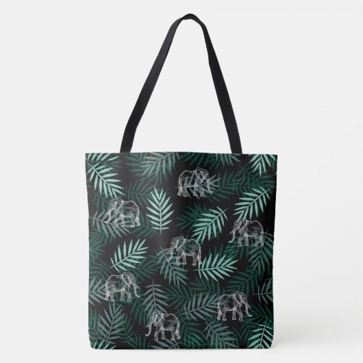 Elephant Pattern Tasche (Vorderseite)