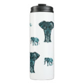 Elephant Pattern Thermosbecher (Vorderseite)