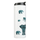 Elephant Pattern Thermosbecher (Nach links gedreht)