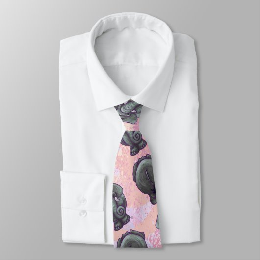 Elephant Patterns Krawatte (Gebunden)