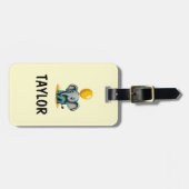 Elephant Personalisiert-farbiger Beutel Gepäckanhänger (Vorderseite horizontal)