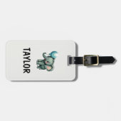 Elephant Personalisiert-farbiger Beutel Gepäckanhänger (Vorderseite horizontal)