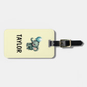 Elephant Personalisiert-farbiger Beutel Gepäckanhänger (Vorderseite horizontal)