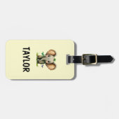 Elephant Personalisiert-farbiger Beutel Gepäckanhänger (Vorderseite horizontal)