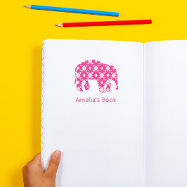 Elephant Personalisiertes Buchzeichen Selbstfarbig Permastempel
