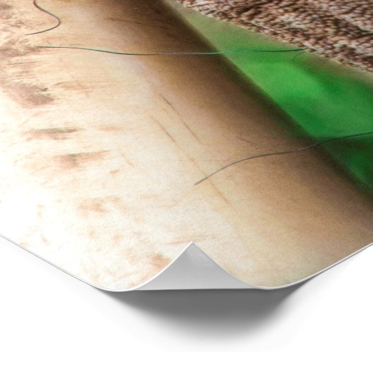 Elephant pfeife meinen Garten Poster (Ecke)