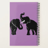 Elephant Planner Benutzerdefinierter Textname Planer (Rückseite)