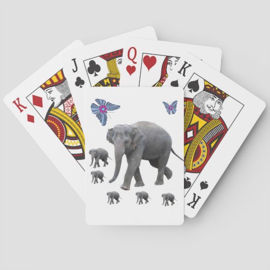 Elephant Playing Card Deck Spielkarten (Rückseite)