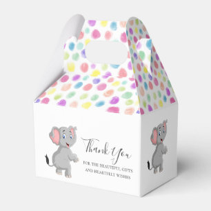 Elephant Poker Dots Bevorzugung Box Geschenkschachtel