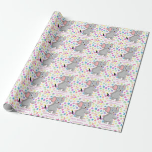 Elephant POKER DOTS Geschenkpapier