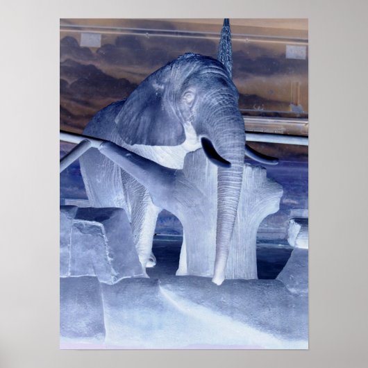 Elephant Pop Art Poster (Vorne)