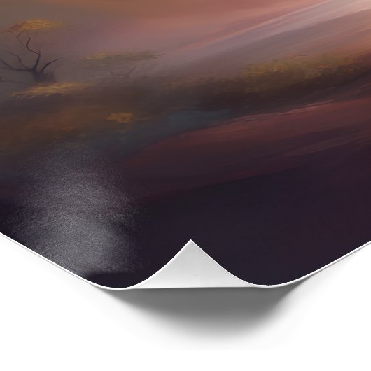 Elephant Portrait digitales Poster (Ecke)