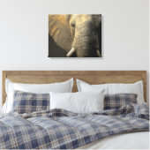 Elephant Portrait Leinwanddruck (Insitu (Schlafzimmer))