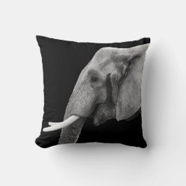 Elephant Portrait Safari Kissen