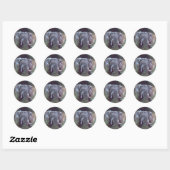 Elephant Portrait Sticker (Blatt)