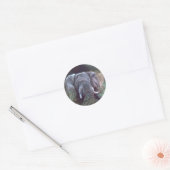 Elephant Portrait Sticker (Umschlag)
