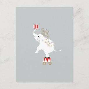 Elephant Postcard Postkarte