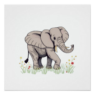 Elephant Poster
