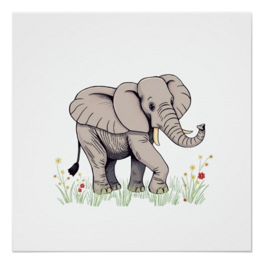 Elephant Poster (Vorderseite)