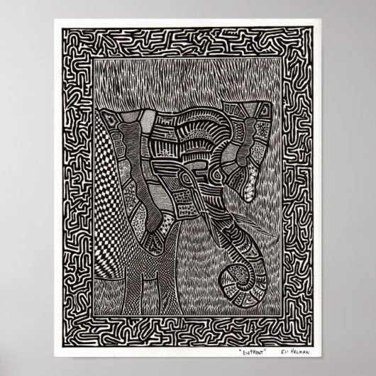 Elephant Poster (Vorne)