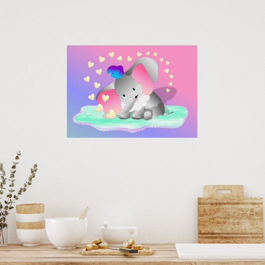 Elephant Poster (Küche)