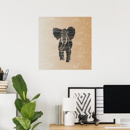 Elephant Poster (Heimbüro)