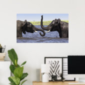 Elephant Posters Poster (Heimbüro)