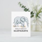 ELEPHANT POSTKARTE (Stehend Vorderseite)