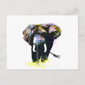 Elephant Postkarte (Vorderseite)