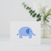 Elephant Postkarte (Stehend Vorderseite)