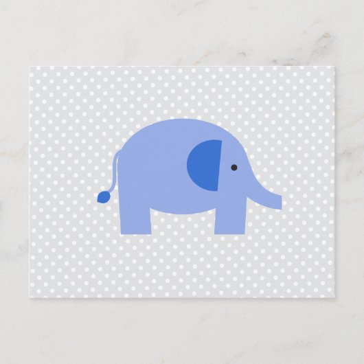 Elephant Postkarte (Vorderseite)