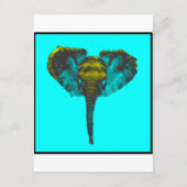Elephant Postkarte (Vorderseite)