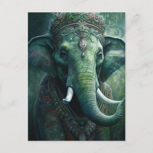 Elephant Postkarte (Vorderseite)