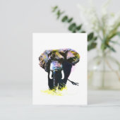 Elephant Postkarte (Stehend Vorderseite)