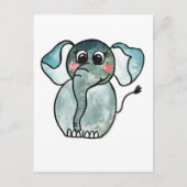 Elephant Postkarte (Vorderseite)