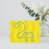 ELEPHANT POSTKARTE (Stehend Vorderseite)