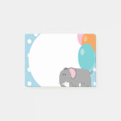 Elephant Print Post-it Notes Klebezettel (Vorderseite)