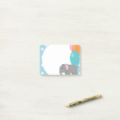 Elephant Print Post-it Notes Klebezettel (Auf Schreibtisch)