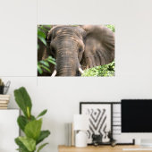 Elephant Print Poster (Heimbüro)