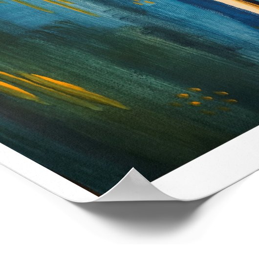 Elephant Print Poster (Ecke)