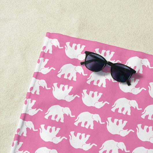 Elephant Print Strandtuch (Beispiel)