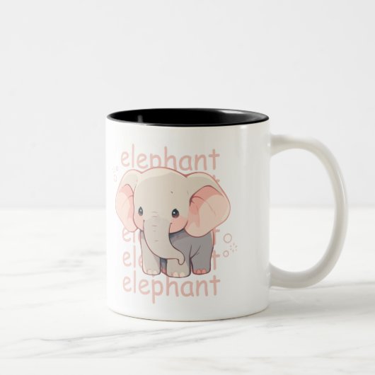 Elephant Print Tasse (Rechts)