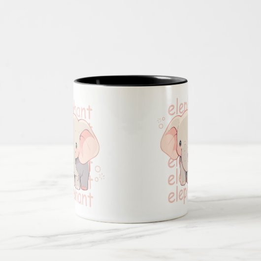 Elephant Print Tasse (Mittel)
