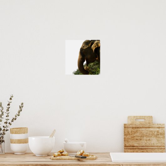 Elephant Profile Poster (Küche)