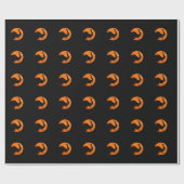Elephant Profile Solar Eclipse Geschenkpapier (Flach)